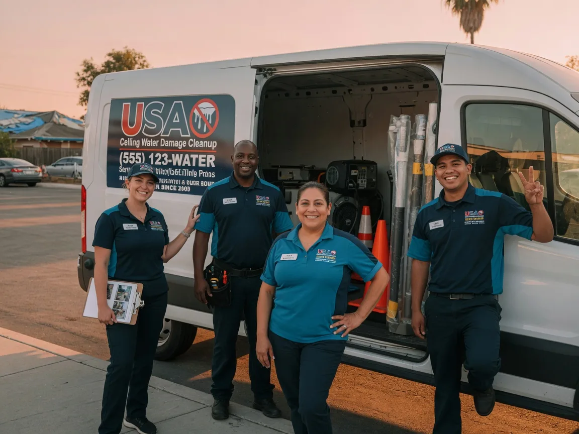 Ceiling Water Damage Restoration company in Eckerty, IN
