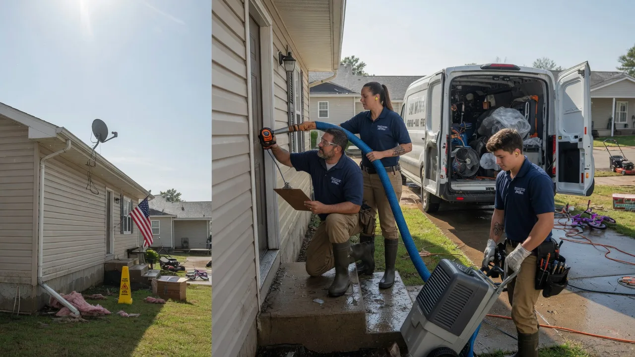 Ceiling Water Damage Restoration in Eckerty, IN near me